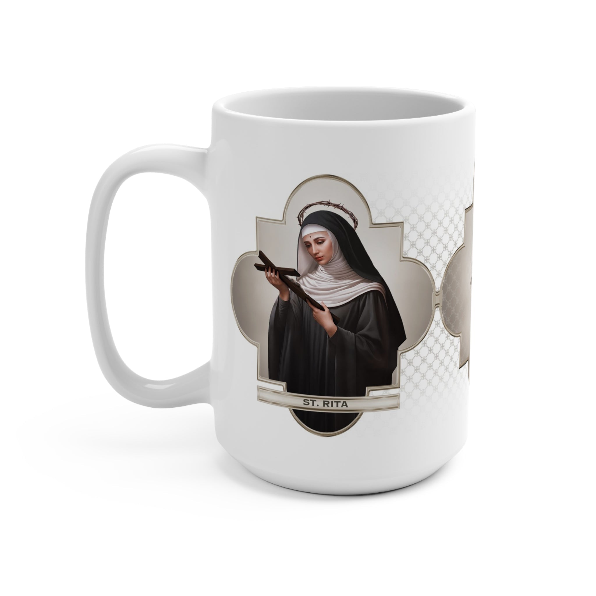 St. Rita of Cascia Ceramic Mug - VENXARA®