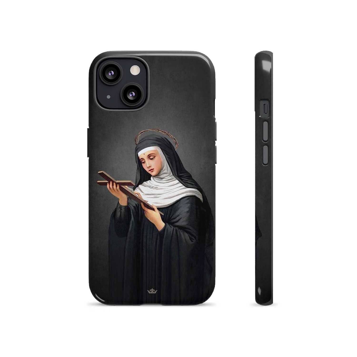 St. Rita of Cascia Hard Phone Case (Dark) - VENXARA®