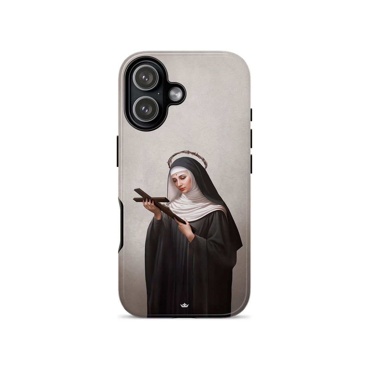 St. Rita of Cascia Hard Phone Case (Light) Copyright VENXARA