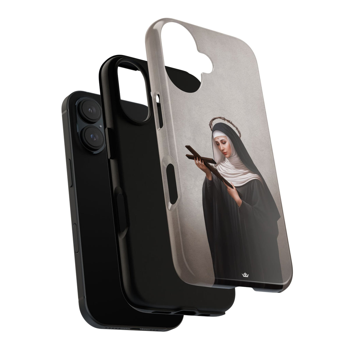 St. Rita of Cascia Hard Phone Case (Light) Copyright VENXARA