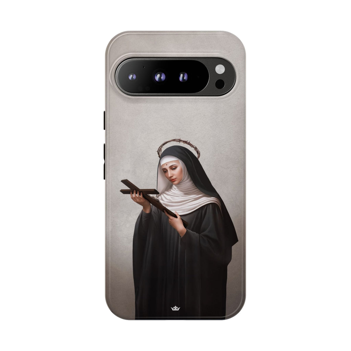 St. Rita of Cascia Hard Phone Case (Light) Copyright VENXARA