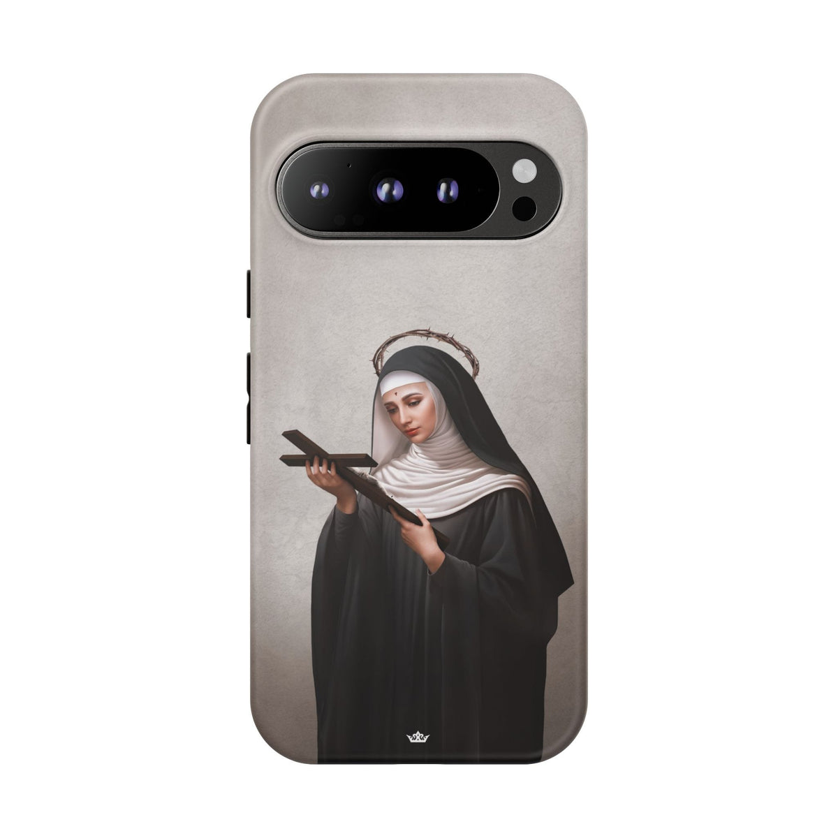 St. Rita of Cascia Hard Phone Case (Light) Copyright VENXARA
