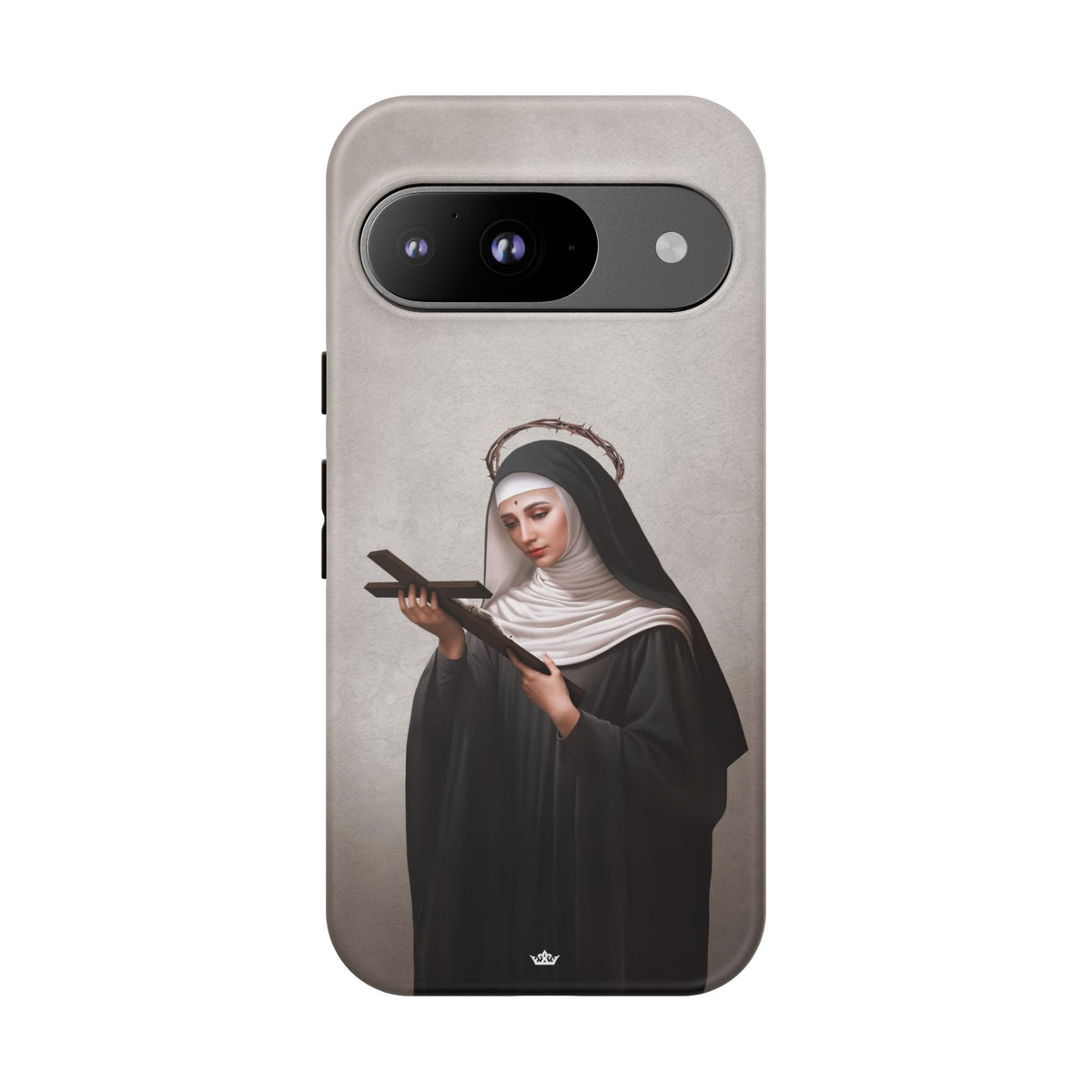 St. Rita of Cascia Hard Phone Case (Light) Copyright VENXARA