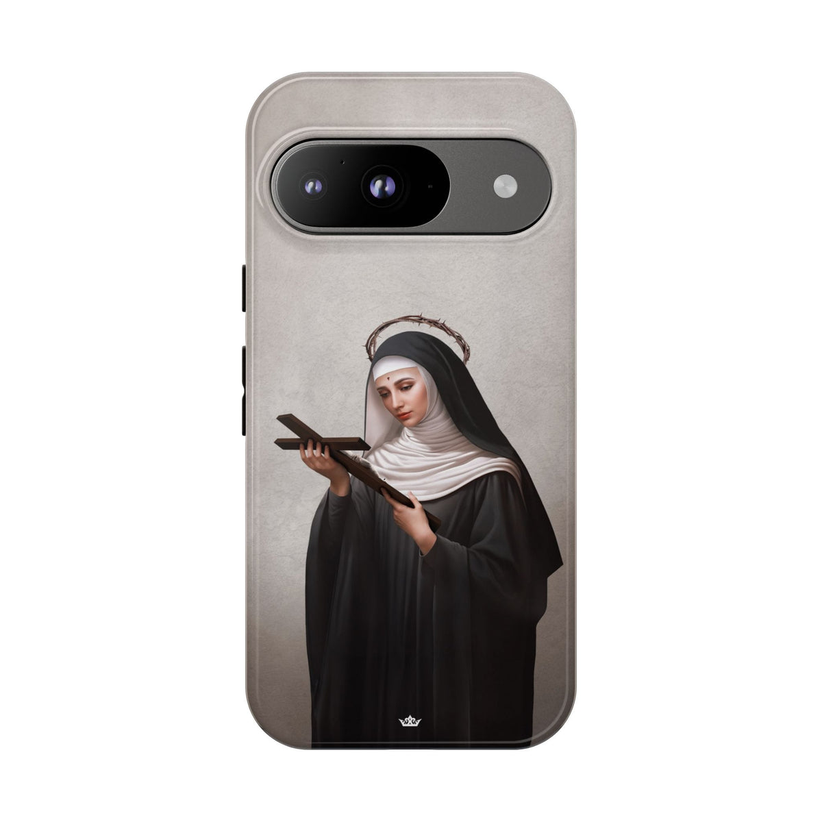 St. Rita of Cascia Hard Phone Case (Light) Copyright VENXARA