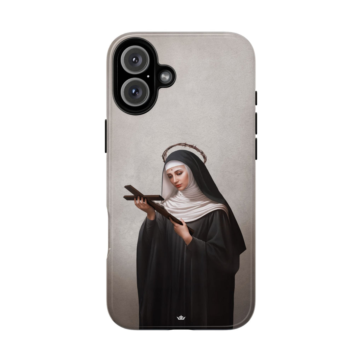 St. Rita of Cascia Hard Phone Case (Light) Copyright VENXARA