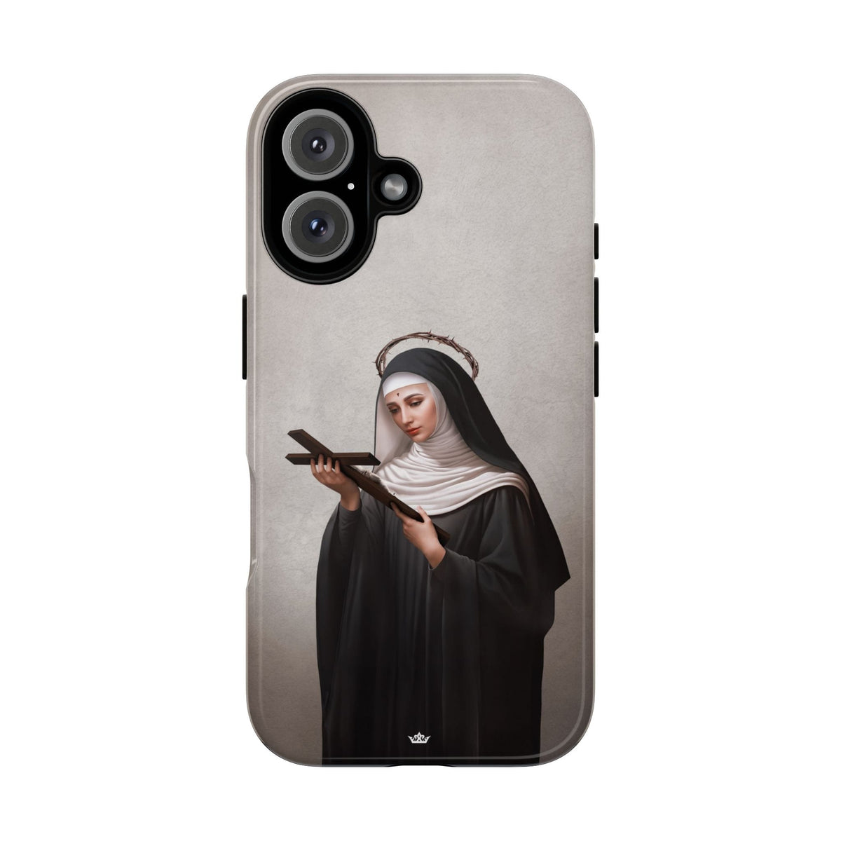 St. Rita of Cascia Hard Phone Case (Light) Copyright VENXARA