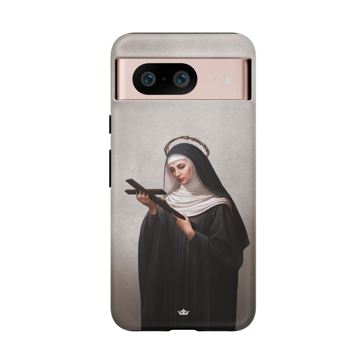St. Rita of Cascia Hard Phone Case (Light) Copyright VENXARA