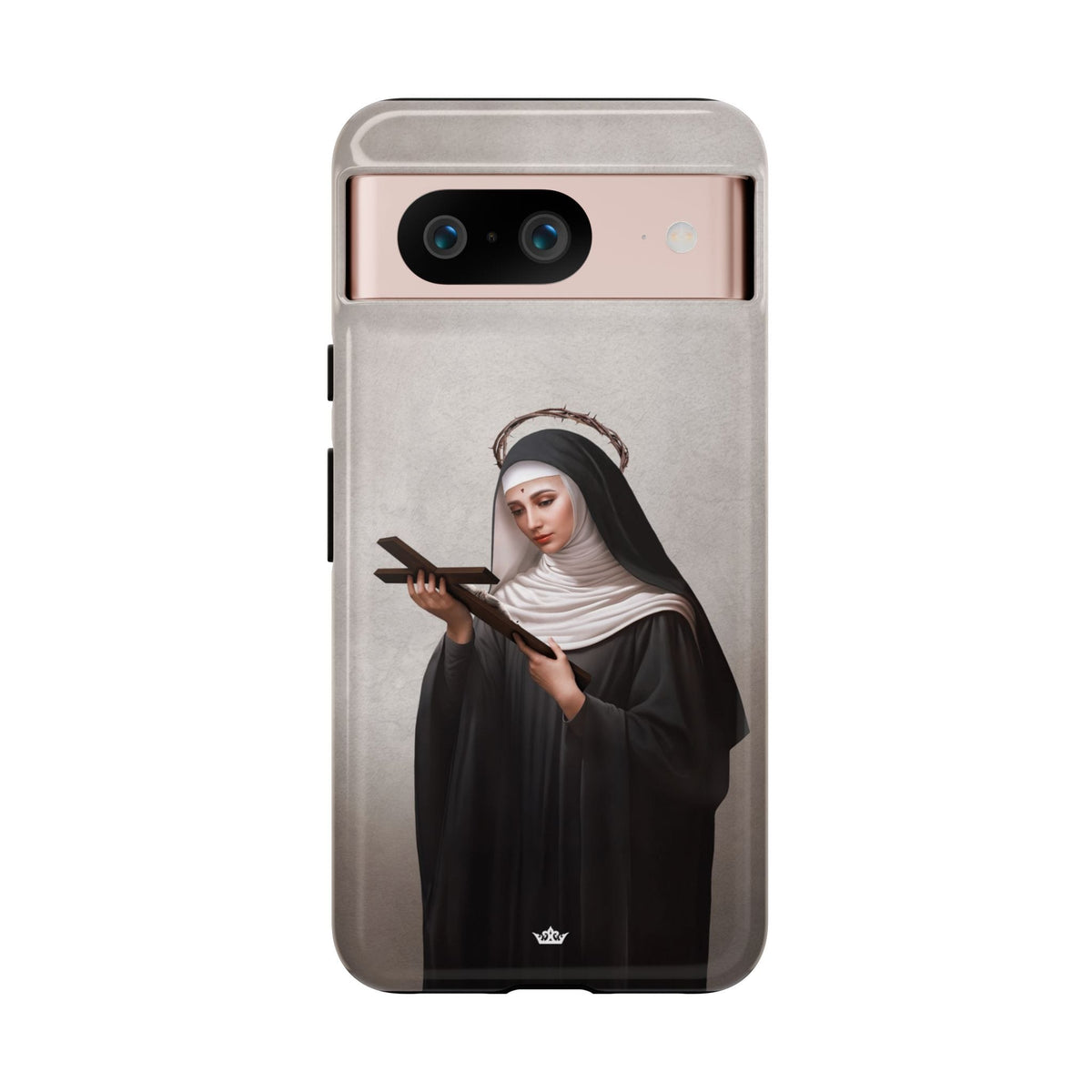 St. Rita of Cascia Hard Phone Case (Light) Copyright VENXARA