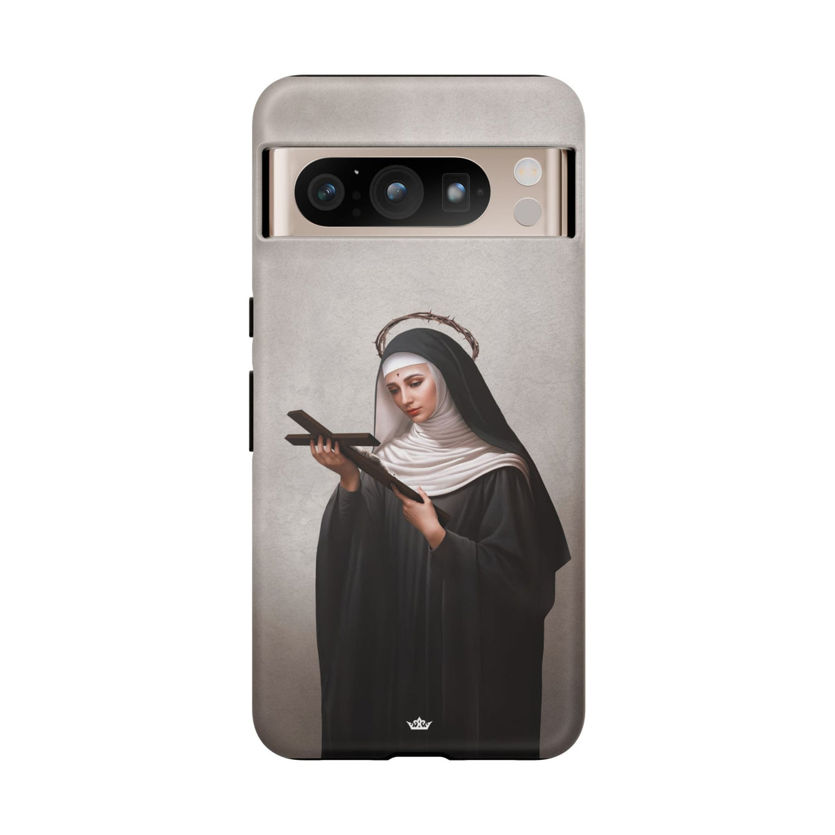 St. Rita of Cascia Hard Phone Case (Light) Copyright VENXARA