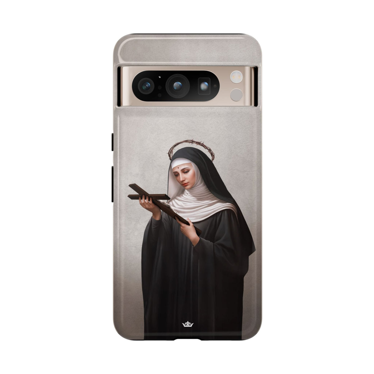 St. Rita of Cascia Hard Phone Case (Light) Copyright VENXARA