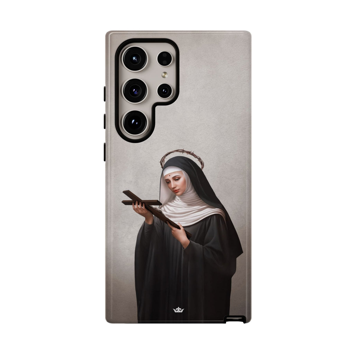St. Rita of Cascia Hard Phone Case (Light) Copyright VENXARA