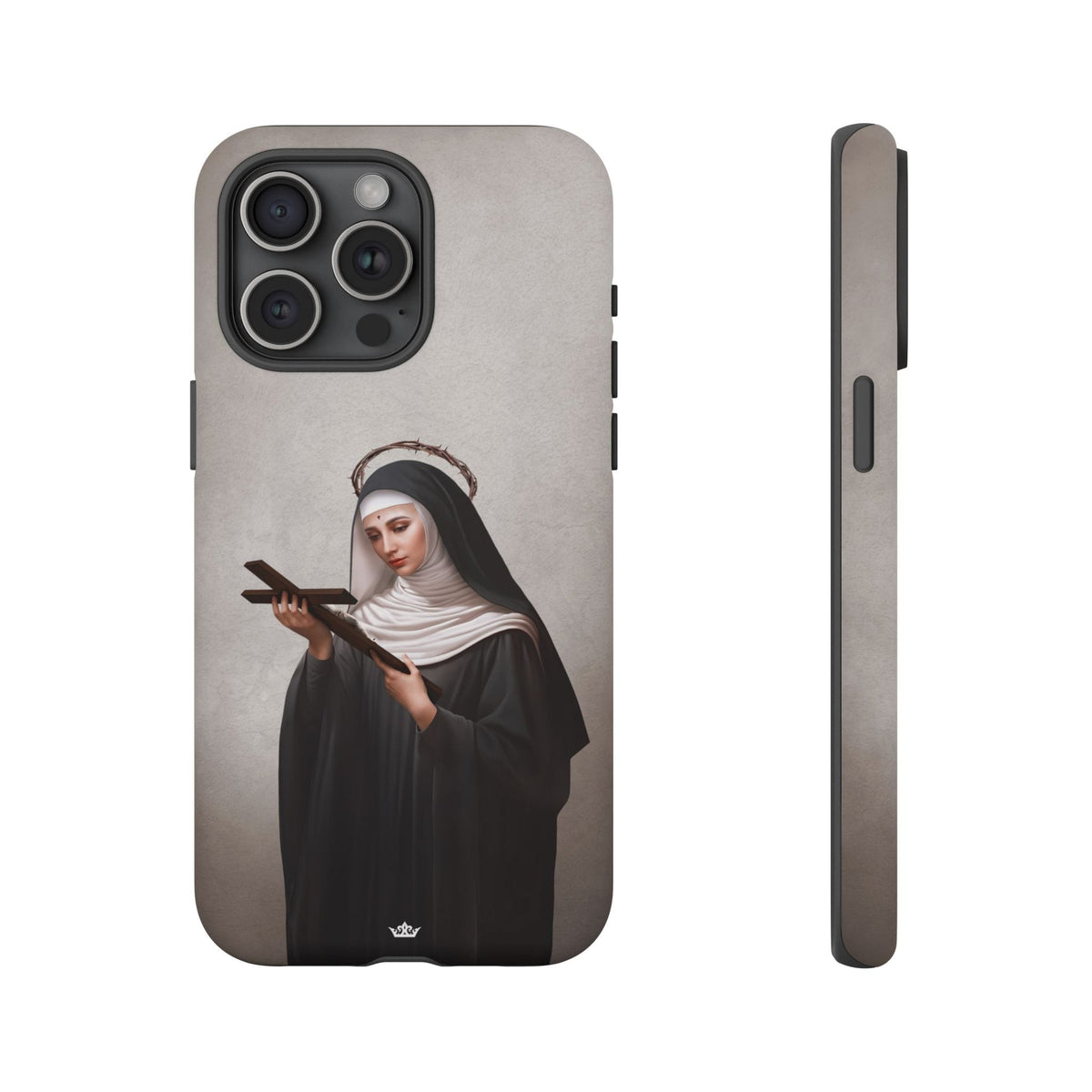 St. Rita of Cascia Hard Phone Case (Light) Copyright VENXARA