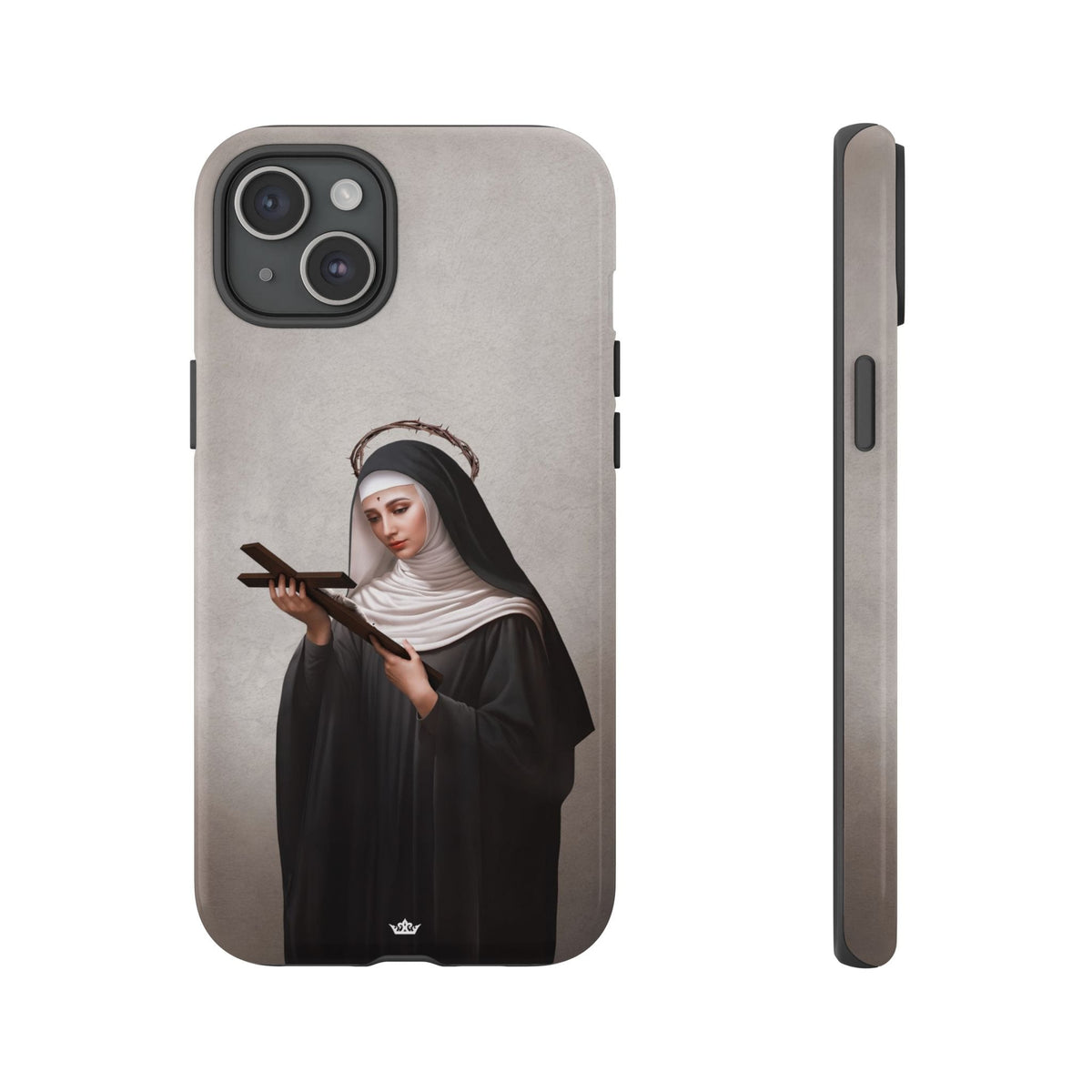 St. Rita of Cascia Hard Phone Case (Light) Copyright VENXARA