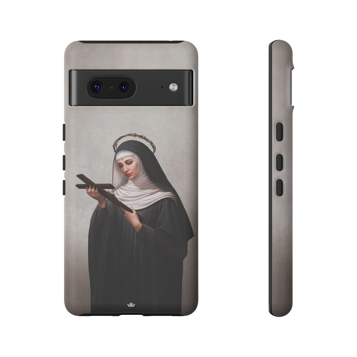 St. Rita of Cascia Hard Phone Case (Light) Copyright VENXARA