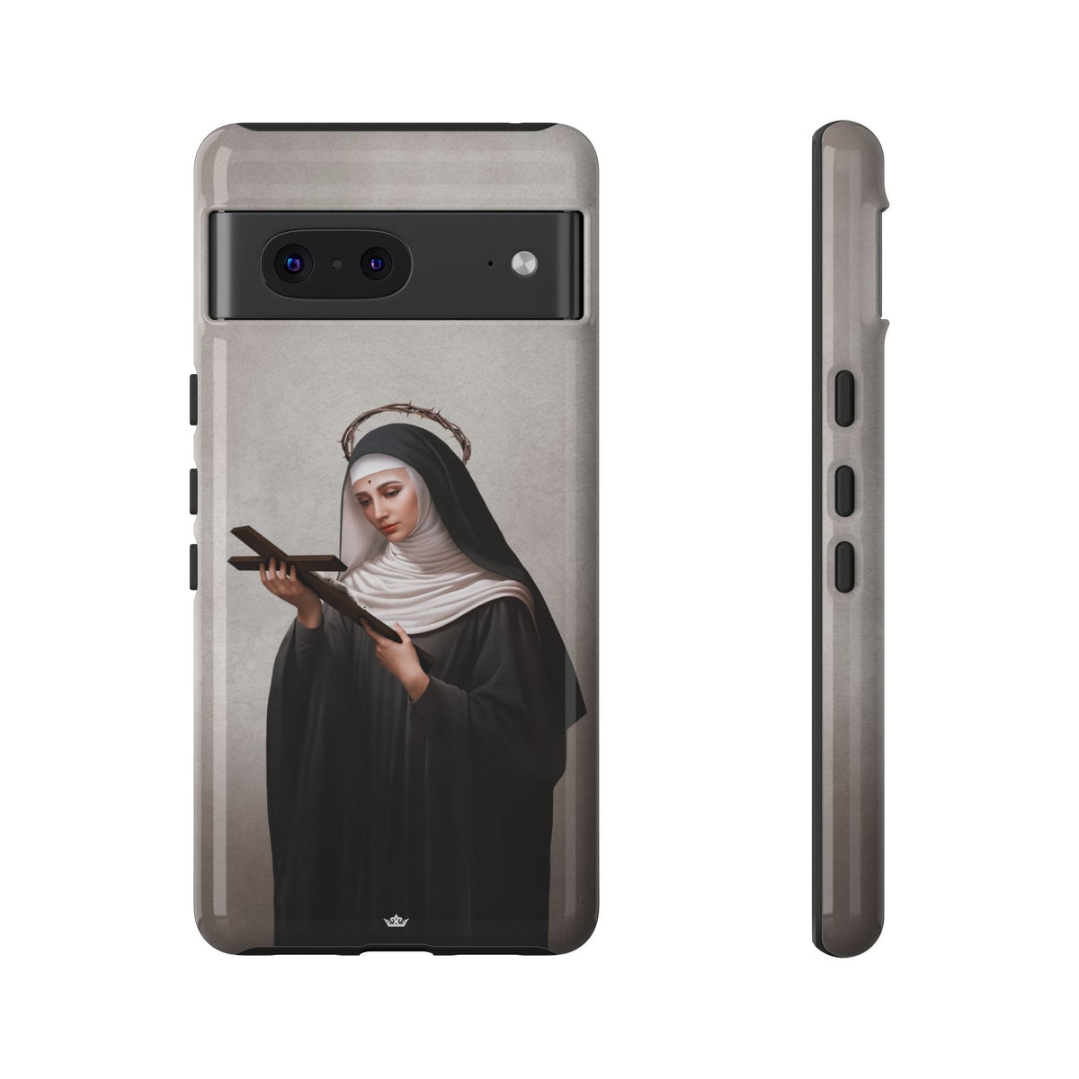 St. Rita of Cascia Hard Phone Case (Light) Copyright VENXARA