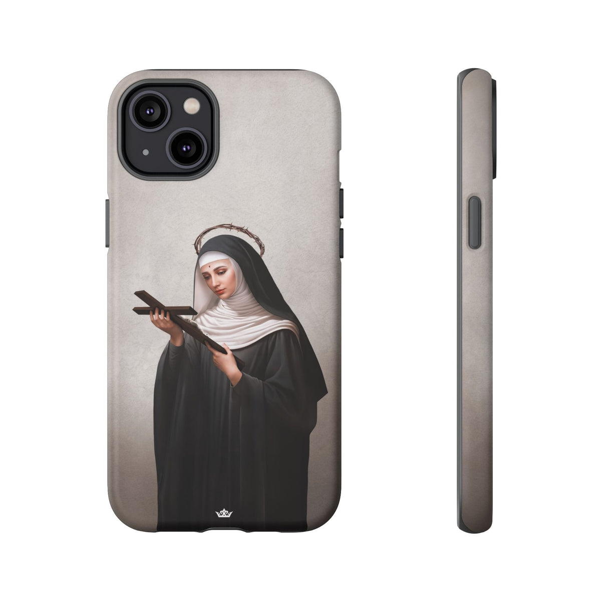St. Rita of Cascia Hard Phone Case (Light) Copyright VENXARA