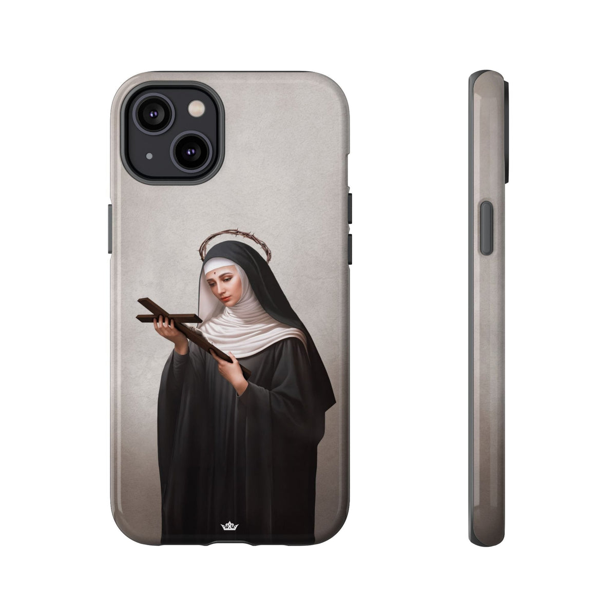 St. Rita of Cascia Hard Phone Case (Light) Copyright VENXARA