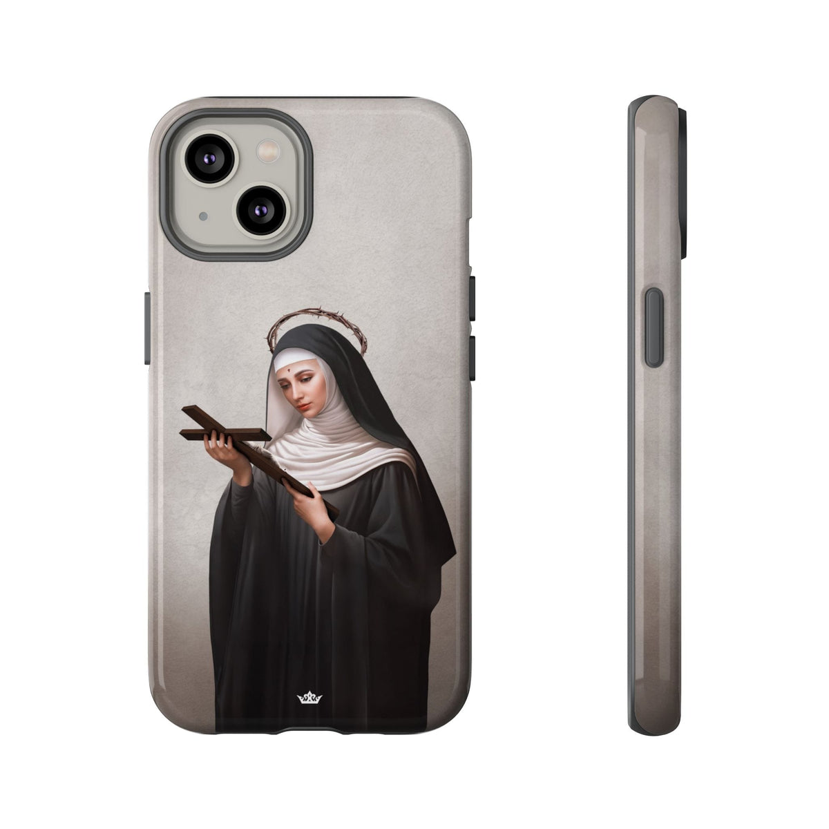 St. Rita of Cascia Hard Phone Case (Light) Copyright VENXARA