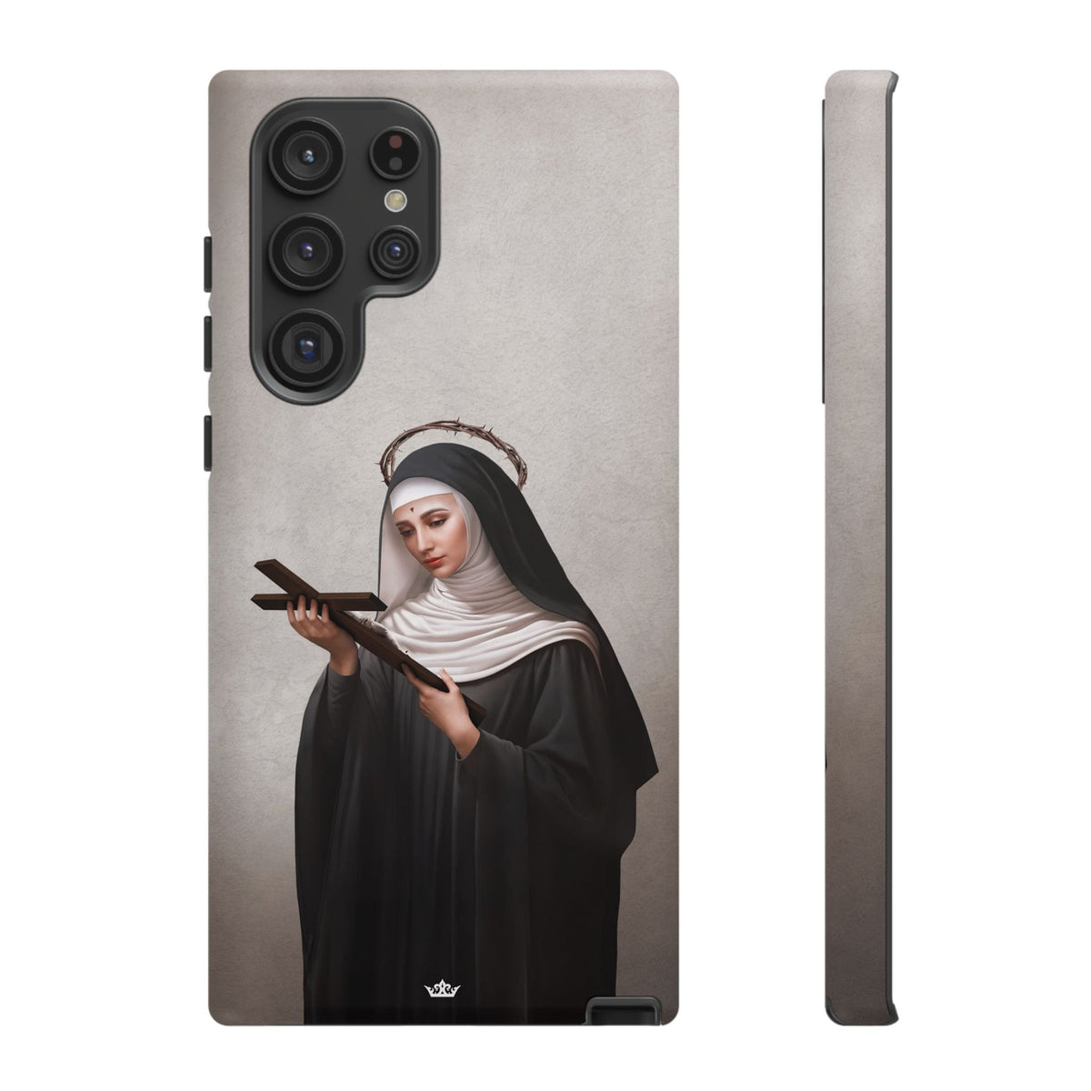 St. Rita of Cascia Hard Phone Case (Light) Copyright VENXARA