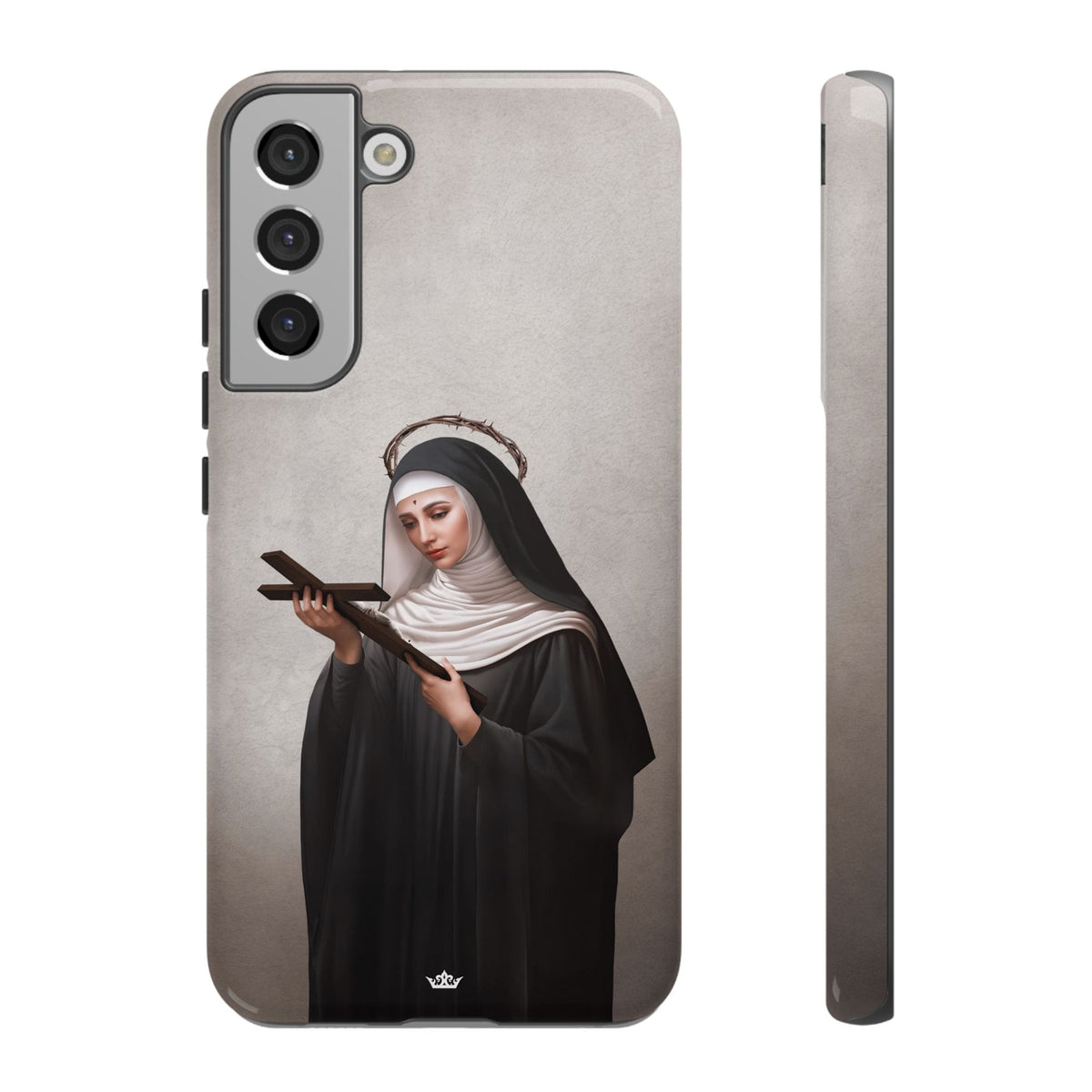 St. Rita of Cascia Hard Phone Case (Light) Copyright VENXARA