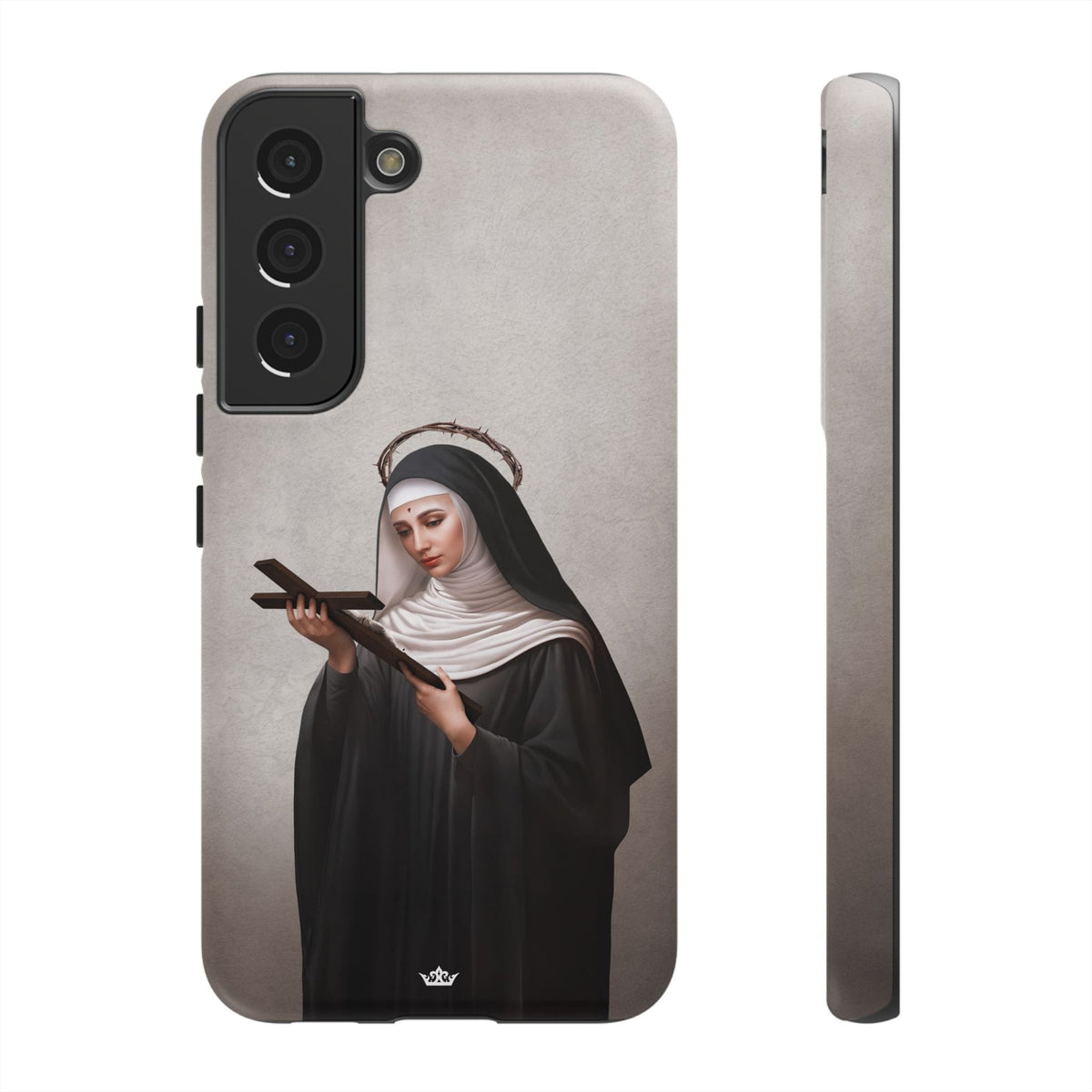 St. Rita of Cascia Hard Phone Case (Light) Copyright VENXARA