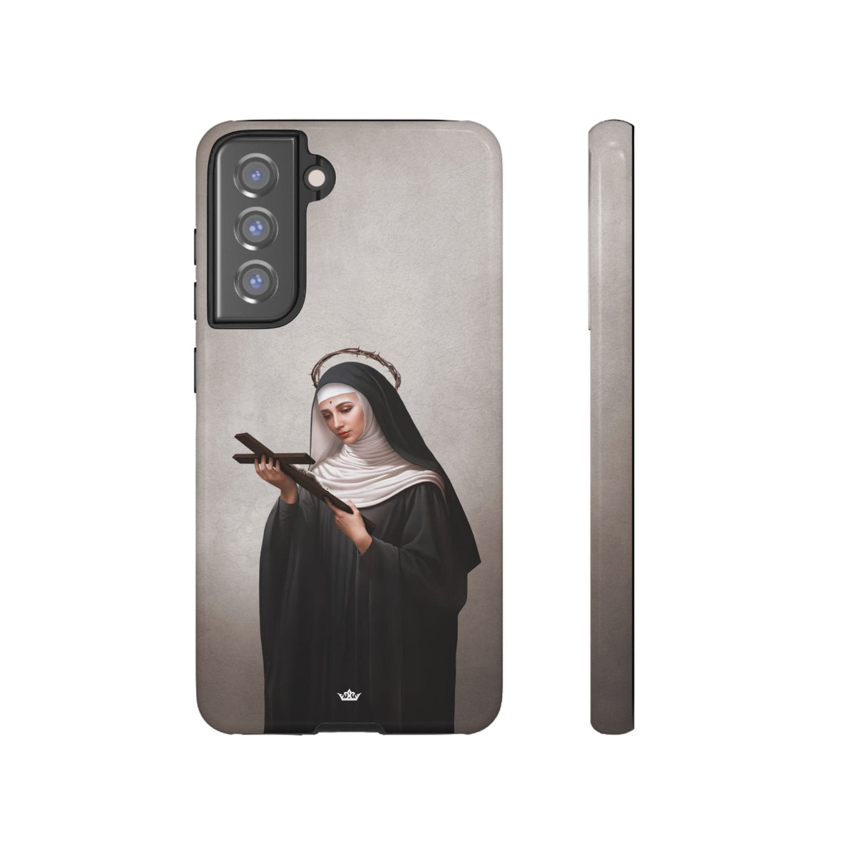 St. Rita of Cascia Hard Phone Case (Light) Copyright VENXARA