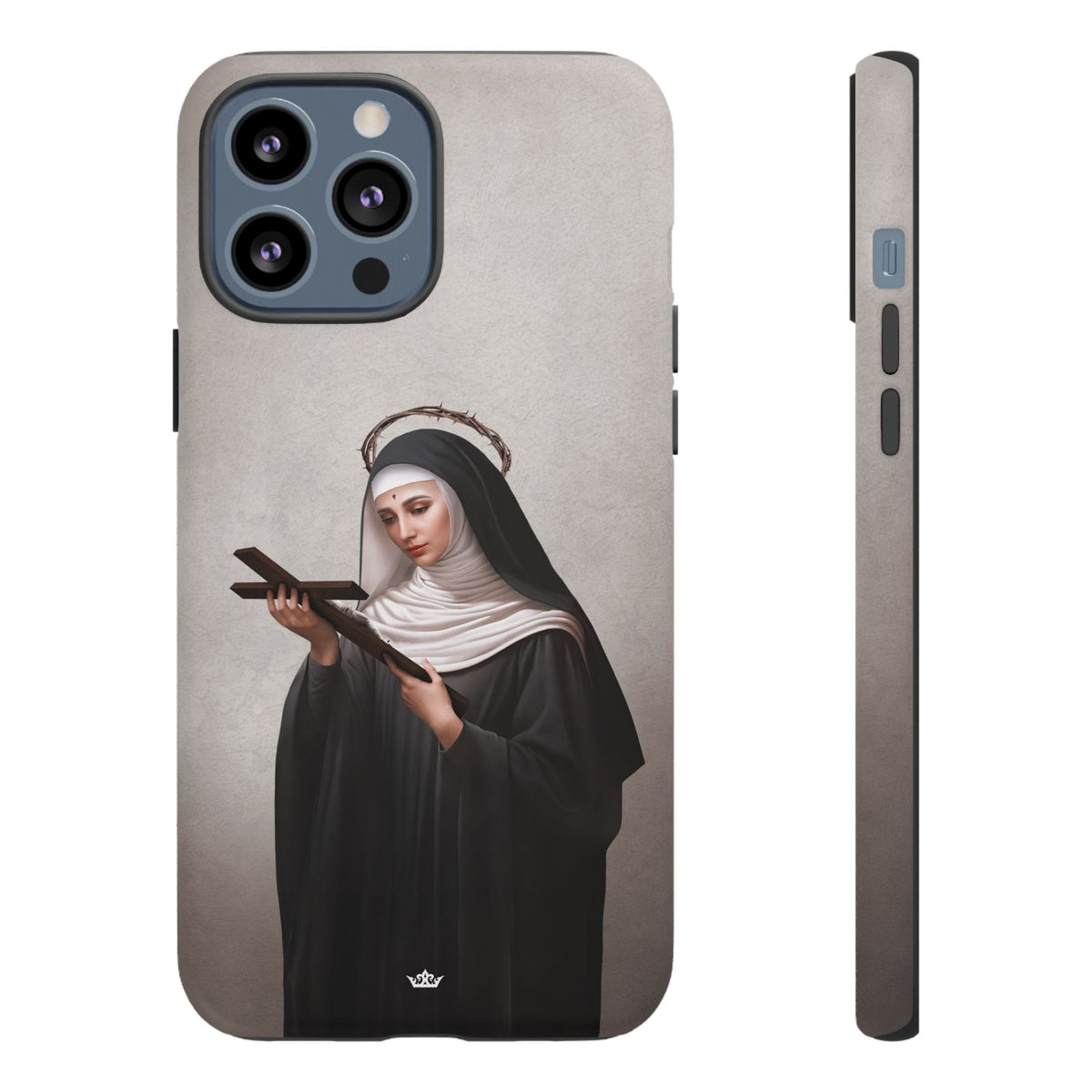 St. Rita of Cascia Hard Phone Case (Light) Copyright VENXARA