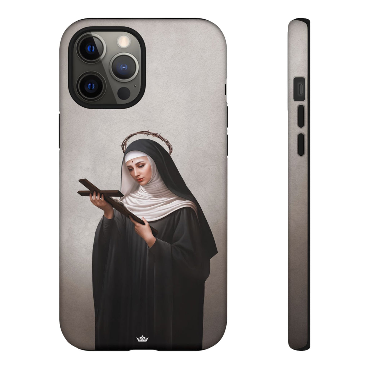 St. Rita of Cascia Hard Phone Case (Light) Copyright VENXARA