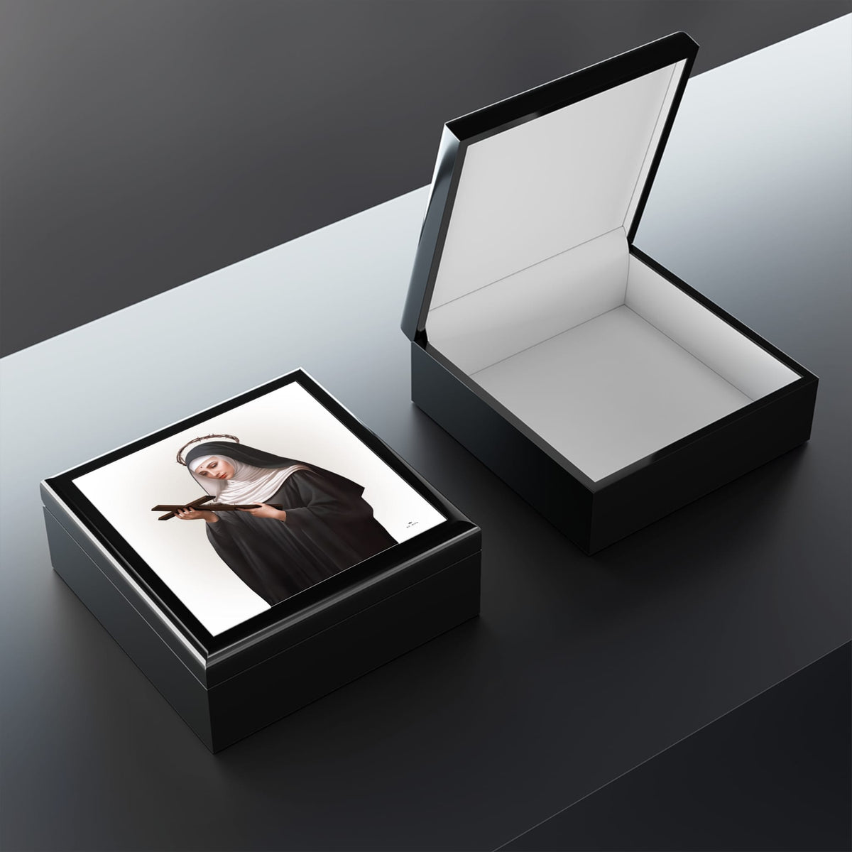 St. Rita of Cascia Keepsake Box Copyright VENXARA
