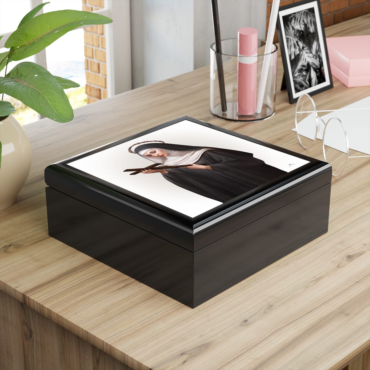 St. Rita of Cascia Keepsake Box Copyright VENXARA
