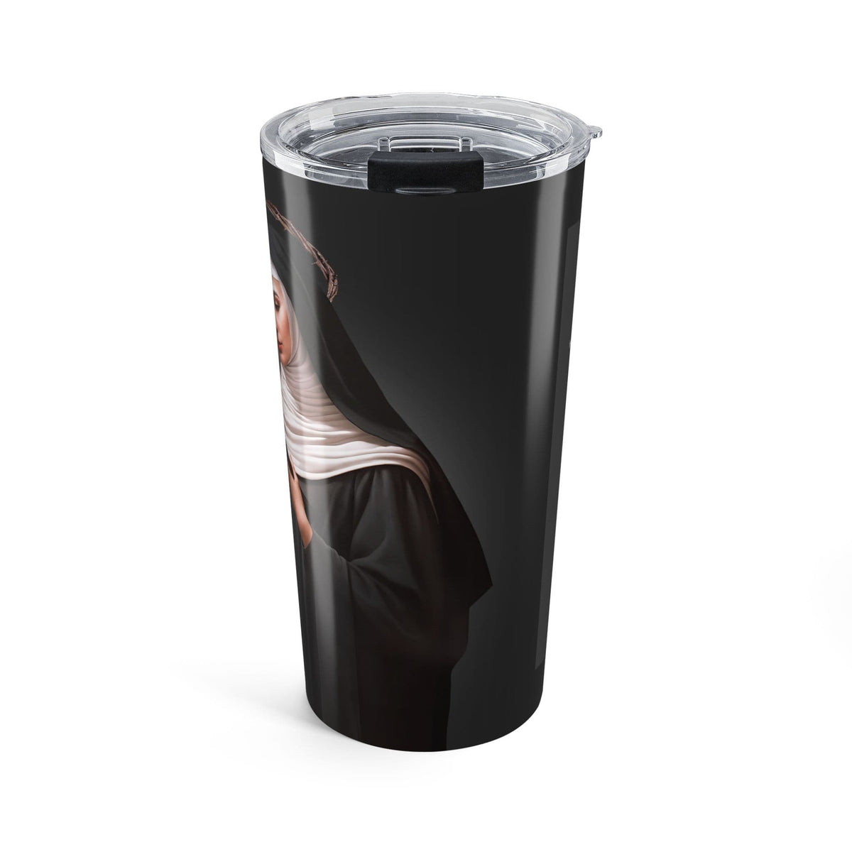 St. Rita of Cascia Lord's Prayer Tumbler (Ash 20 oz) Copyright VENXARA
