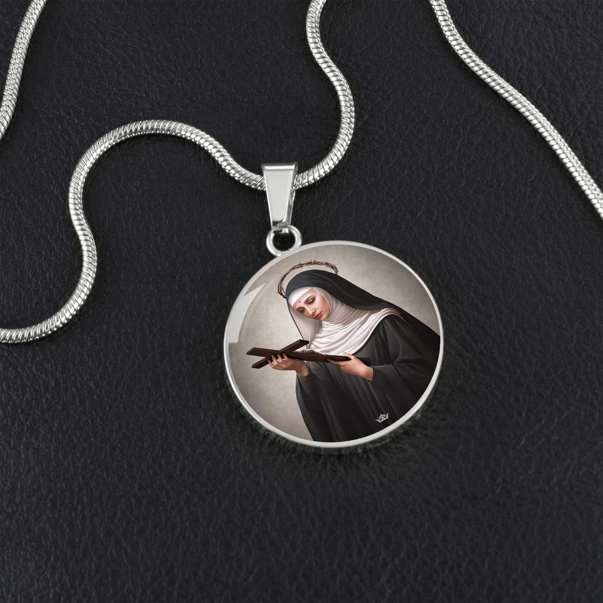 St. Rita of Cascia Pendant Necklace Copyright VENXARA