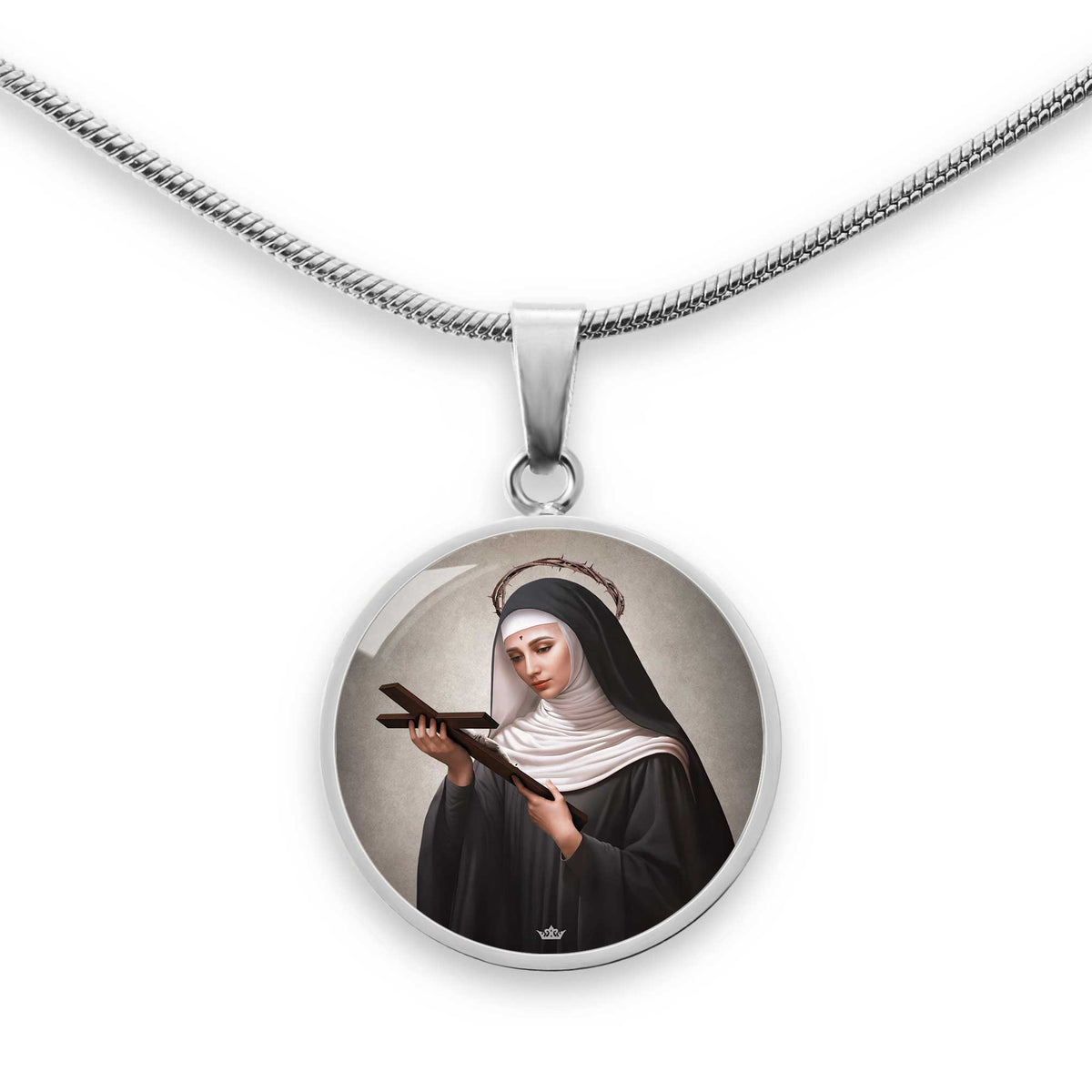 St. Rita of Cascia Pendant Necklace Copyright VENXARA
