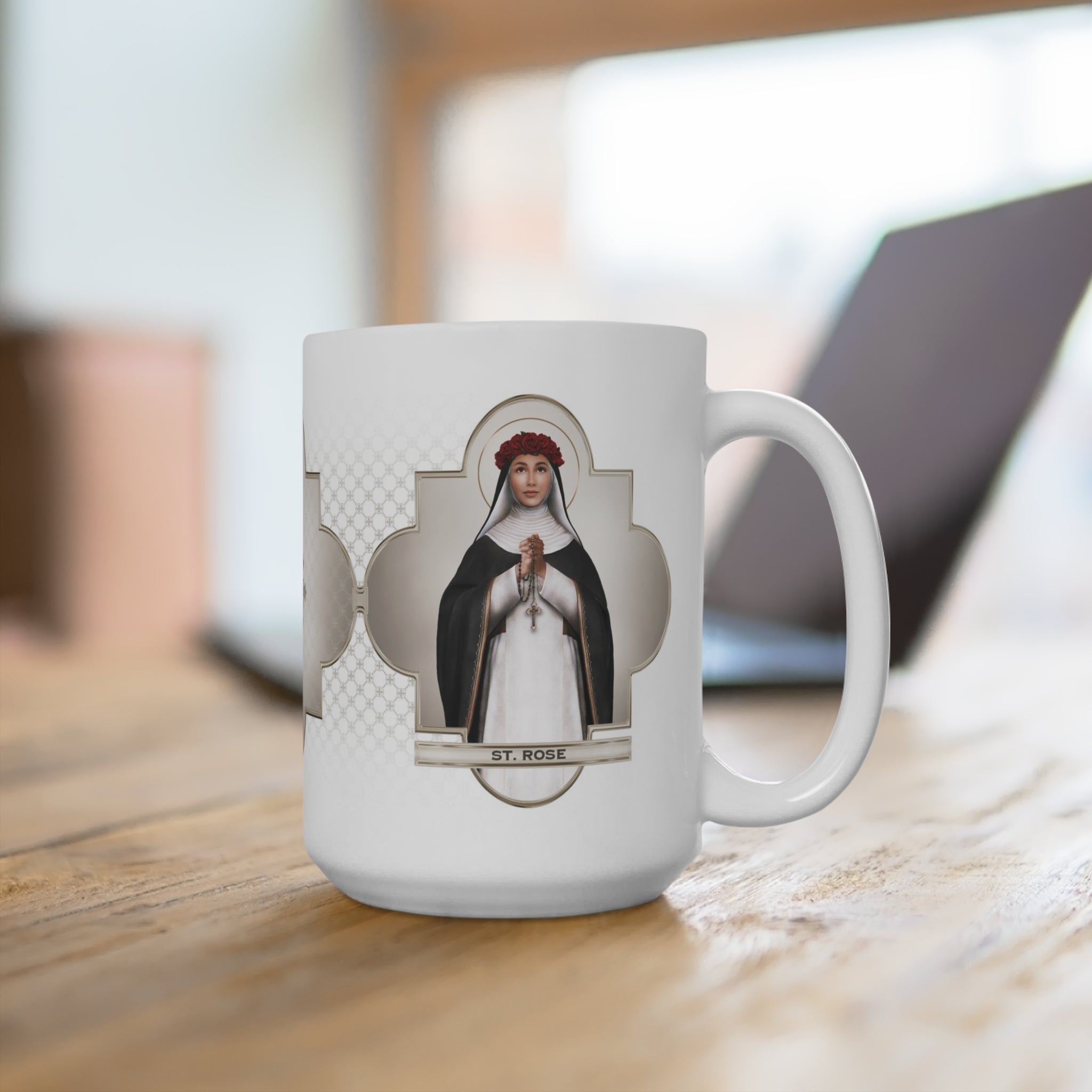 St. Rose of Lima Ceramic Mug - VENXARA®