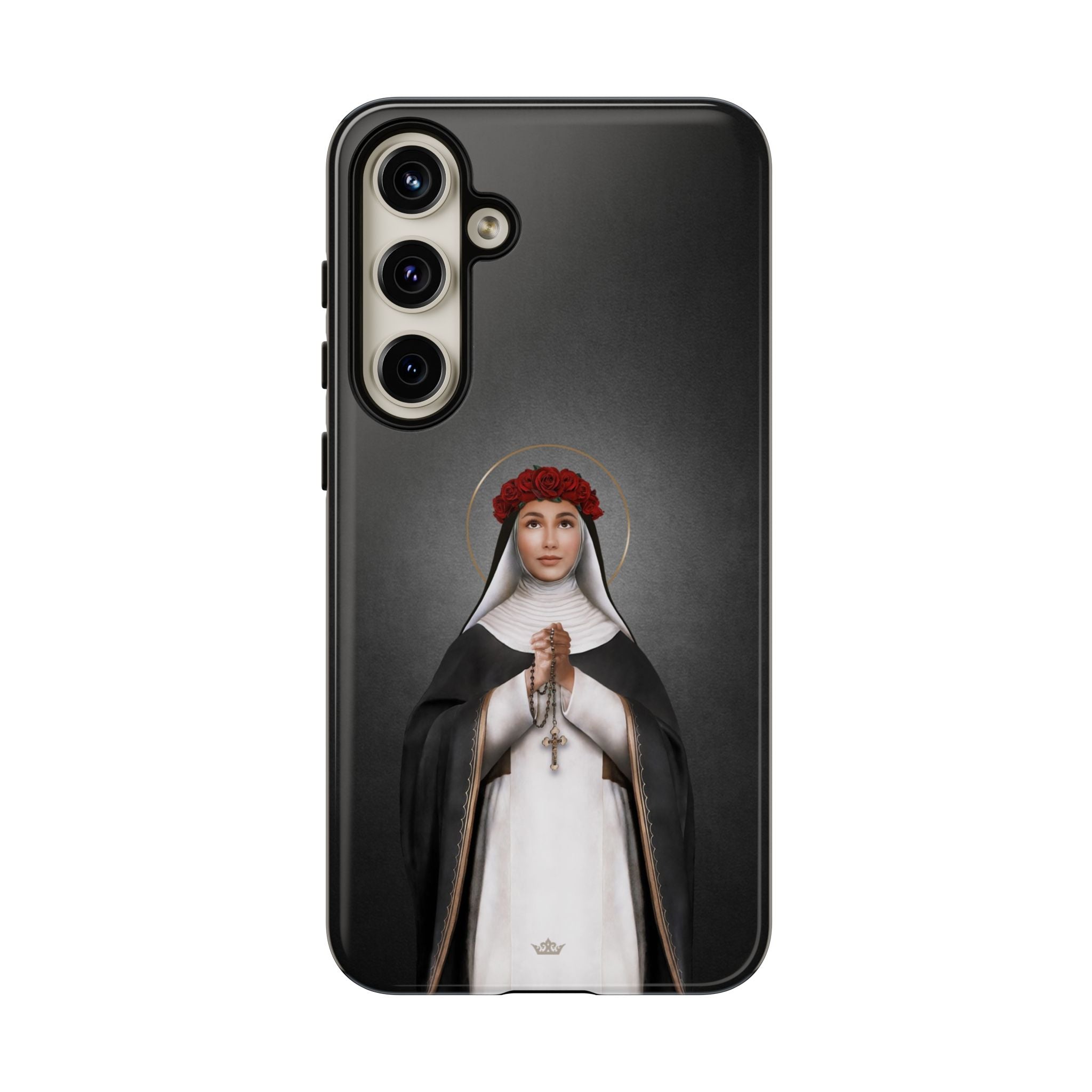 St. Rose of Lima Hard Phone Case (Dark) - VENXARA®