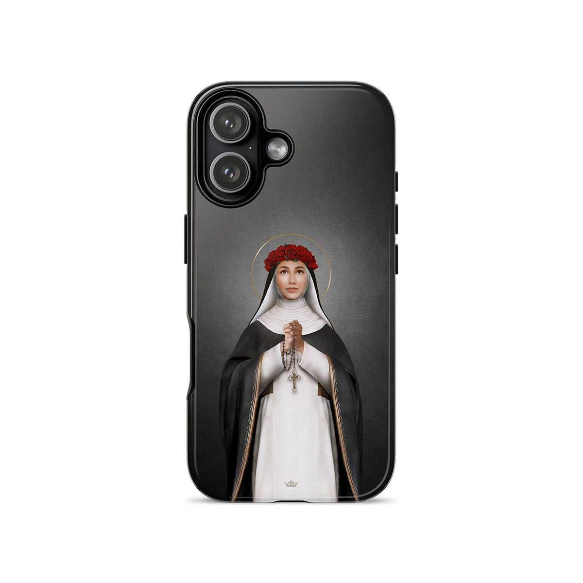 St. Rose of Lima Hard Phone Case (Dark) Copyright VENXARA