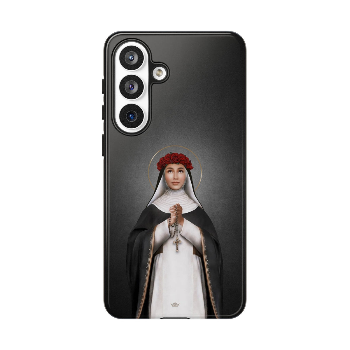 St. Rose of Lima Hard Phone Case (Dark) Copyright VENXARA