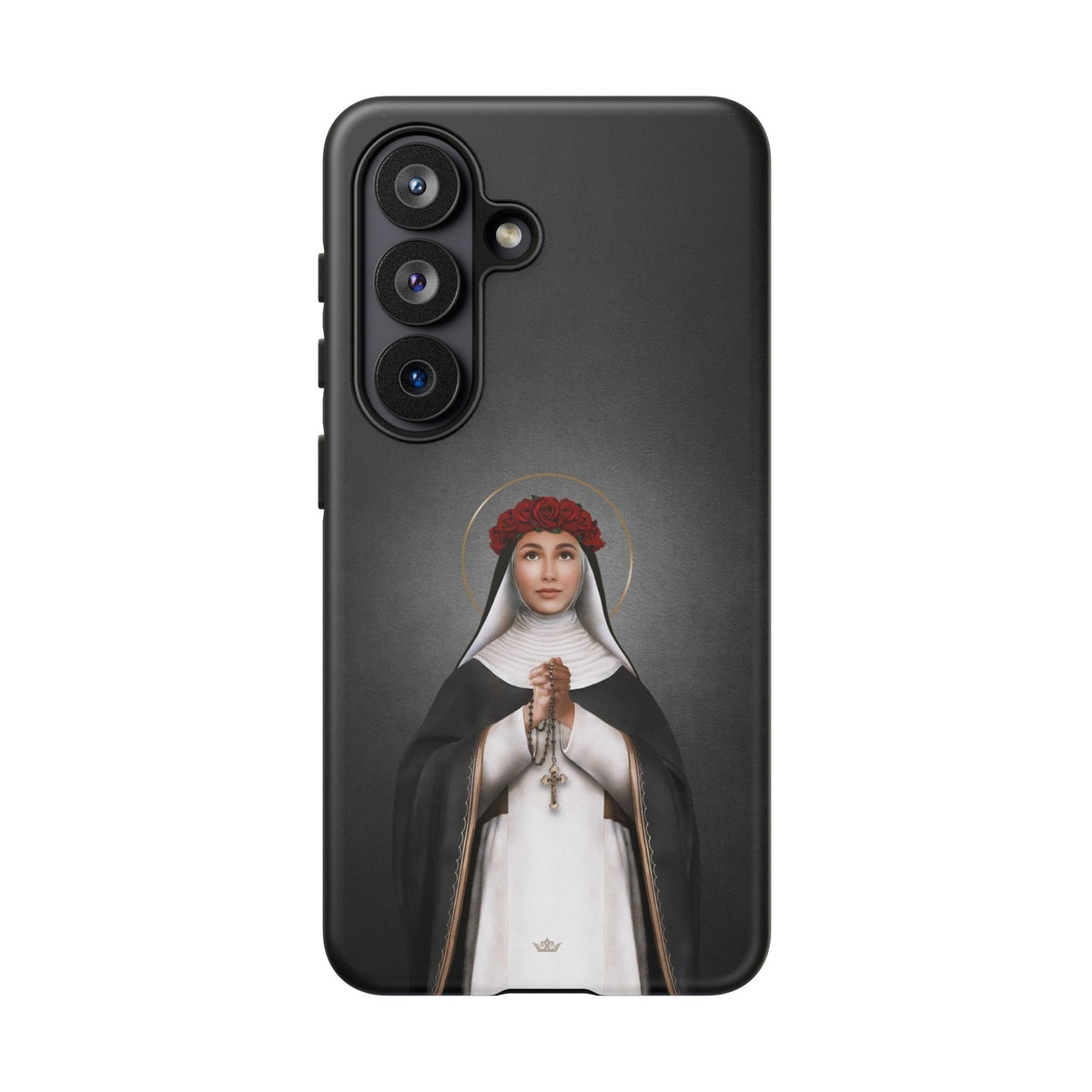 St. Rose of Lima Hard Phone Case (Dark) Copyright VENXARA