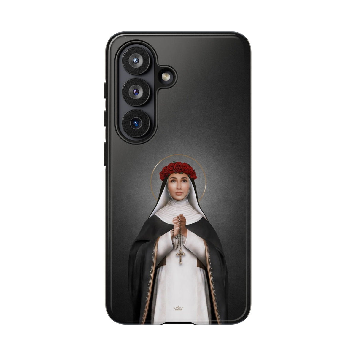 St. Rose of Lima Hard Phone Case (Dark) Copyright VENXARA