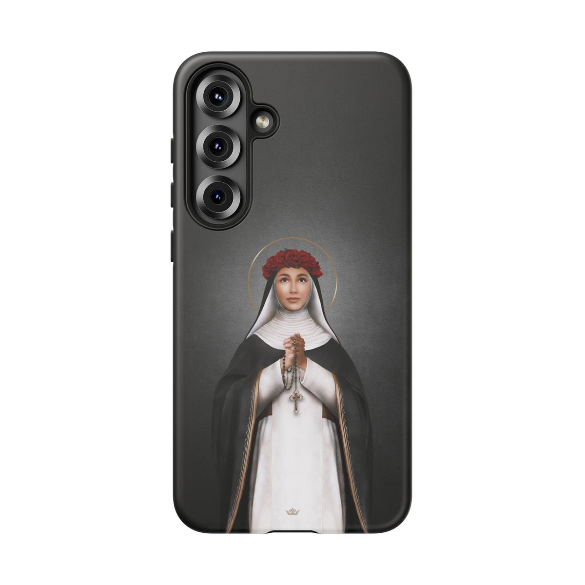 St. Rose of Lima Hard Phone Case (Dark) Copyright VENXARA