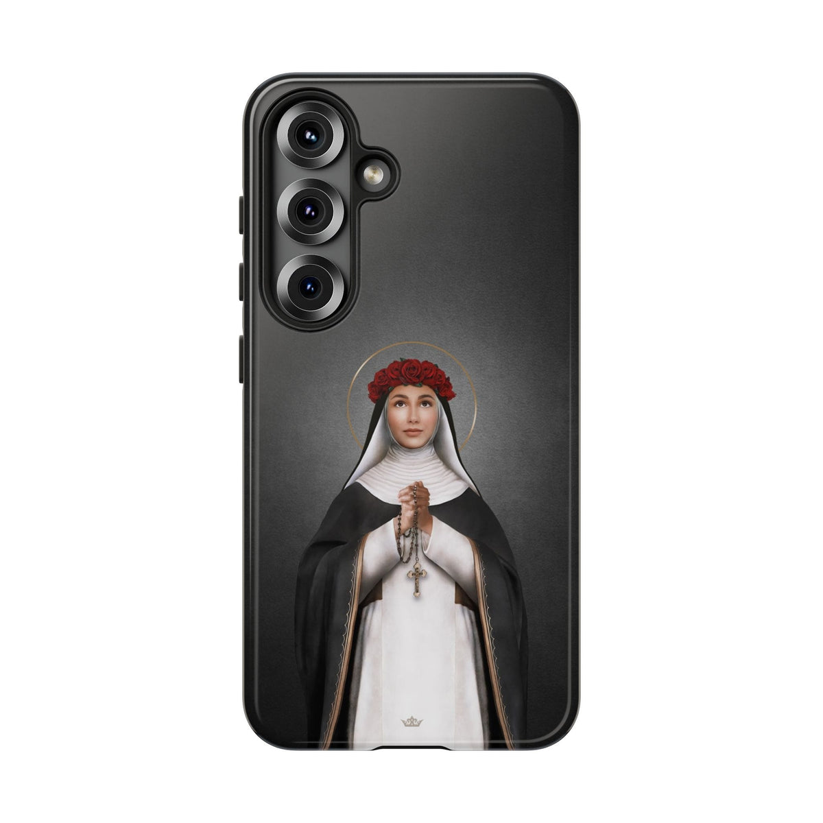 St. Rose of Lima Hard Phone Case (Dark) Copyright VENXARA