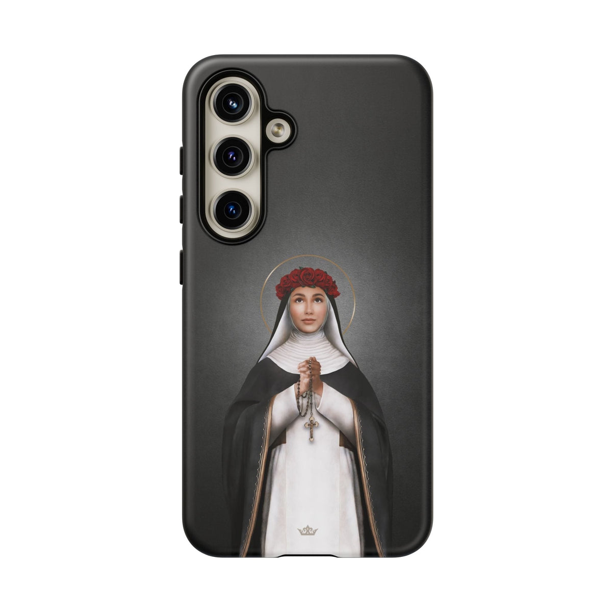 St. Rose of Lima Hard Phone Case (Dark) Copyright VENXARA