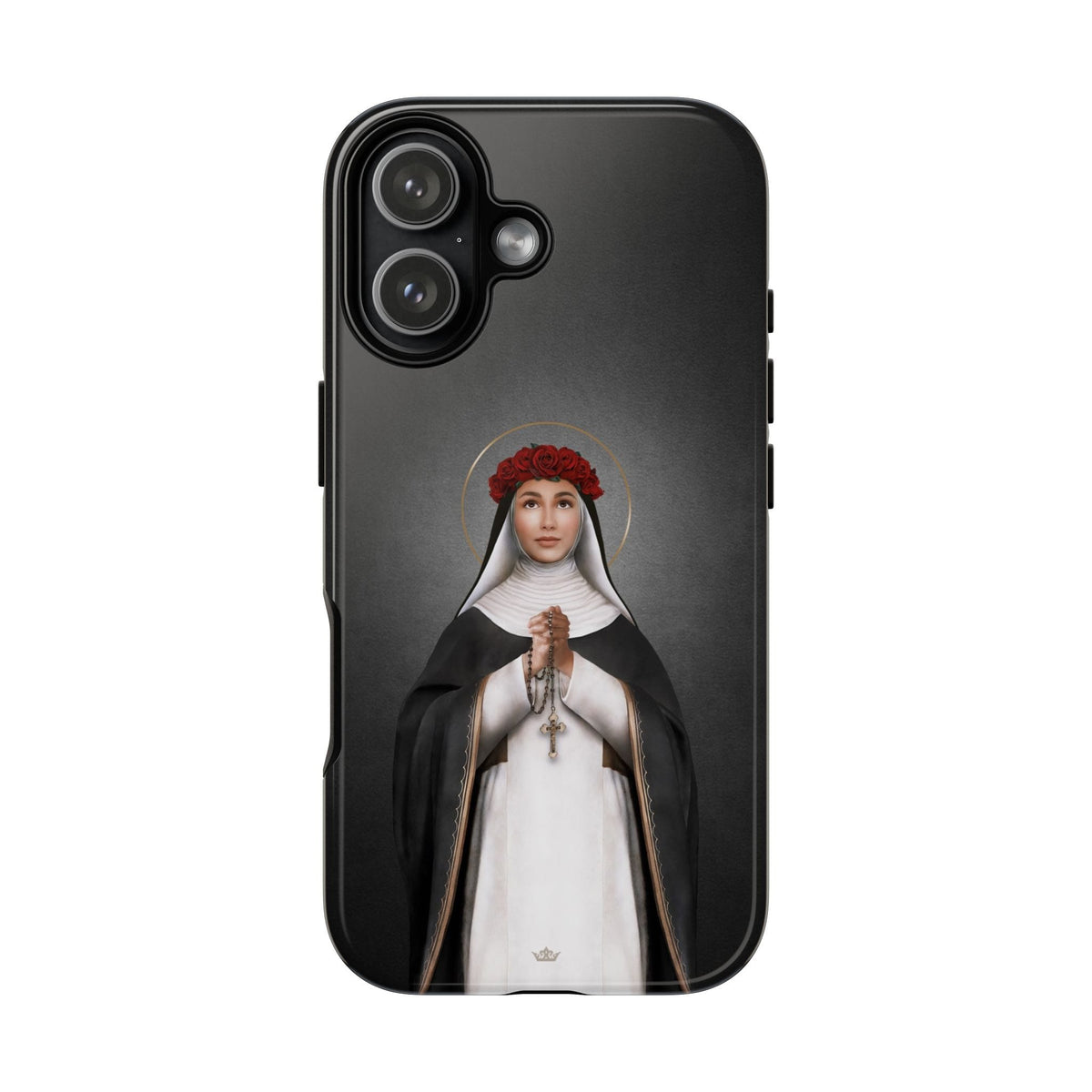 St. Rose of Lima Hard Phone Case (Dark) Copyright VENXARA