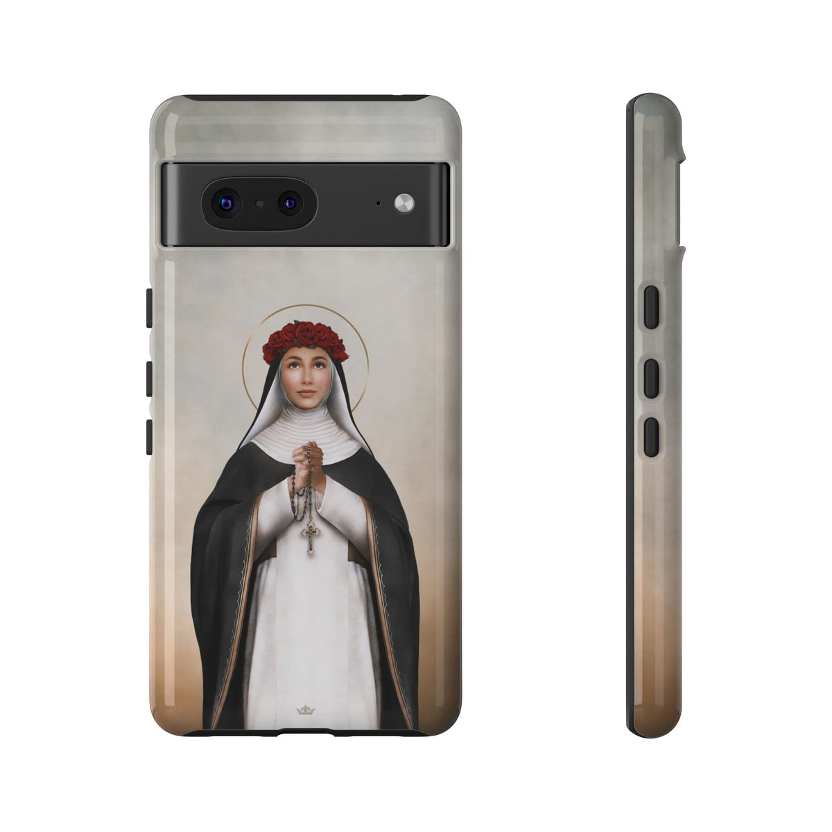St. Rose of Lima Hard Phone Case (Light) Copyright VENXARA