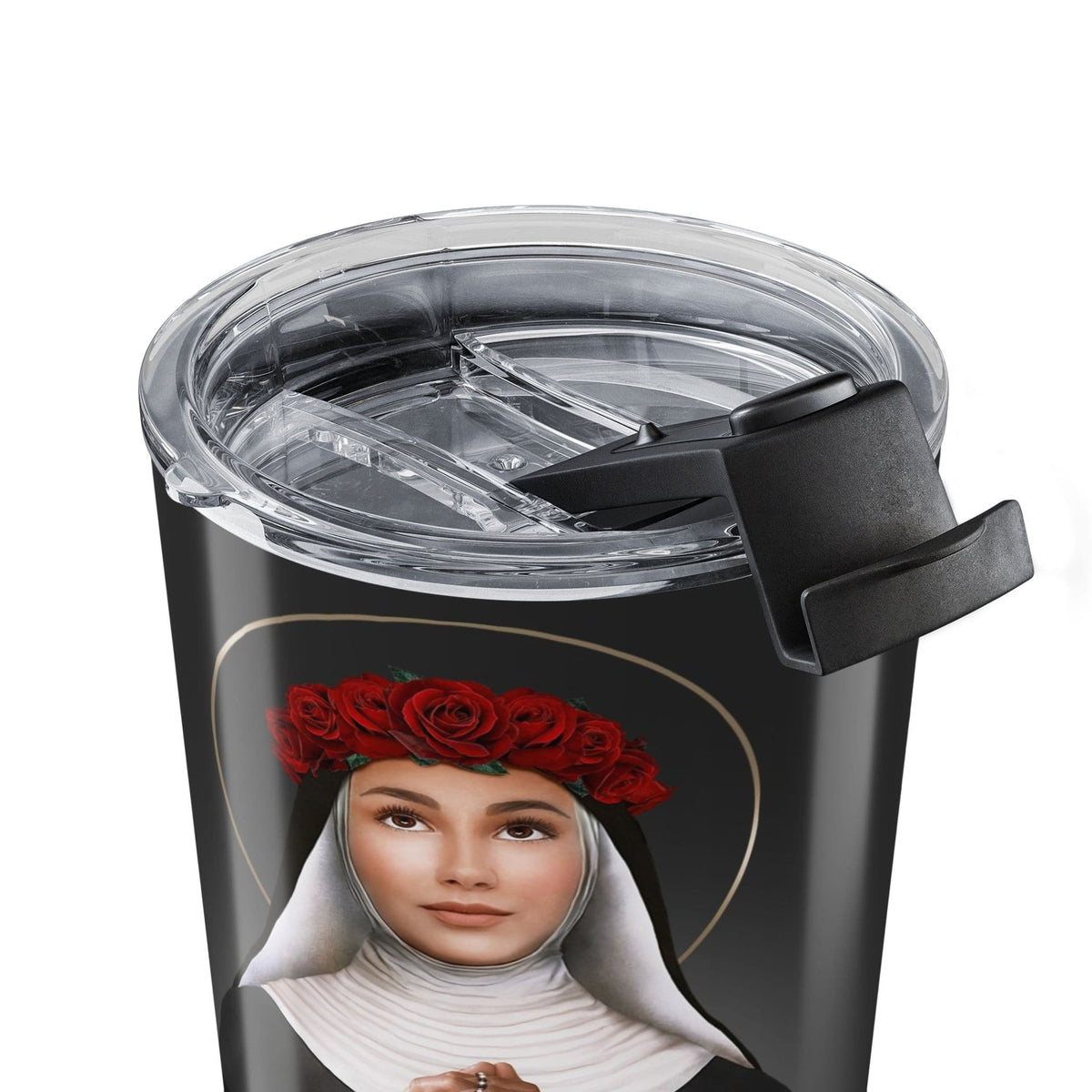 St. Rose of Lima Lord's Prayer Tumbler (Ash 20 oz) Copyright VENXARA