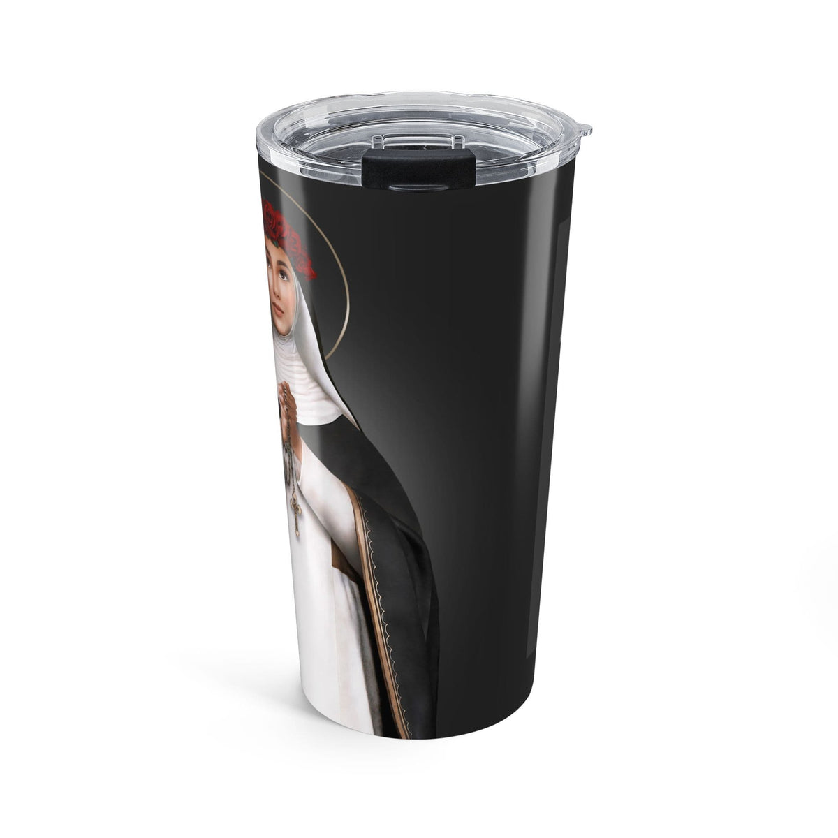 St. Rose of Lima Lord's Prayer Tumbler (Ash 20 oz) Copyright VENXARA