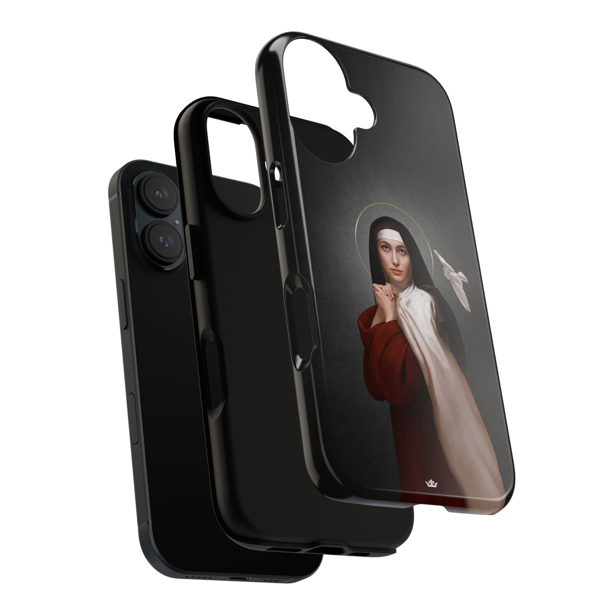 St. Teresa of Avila Hard Phone Case (Dark) Copyright VENXARA