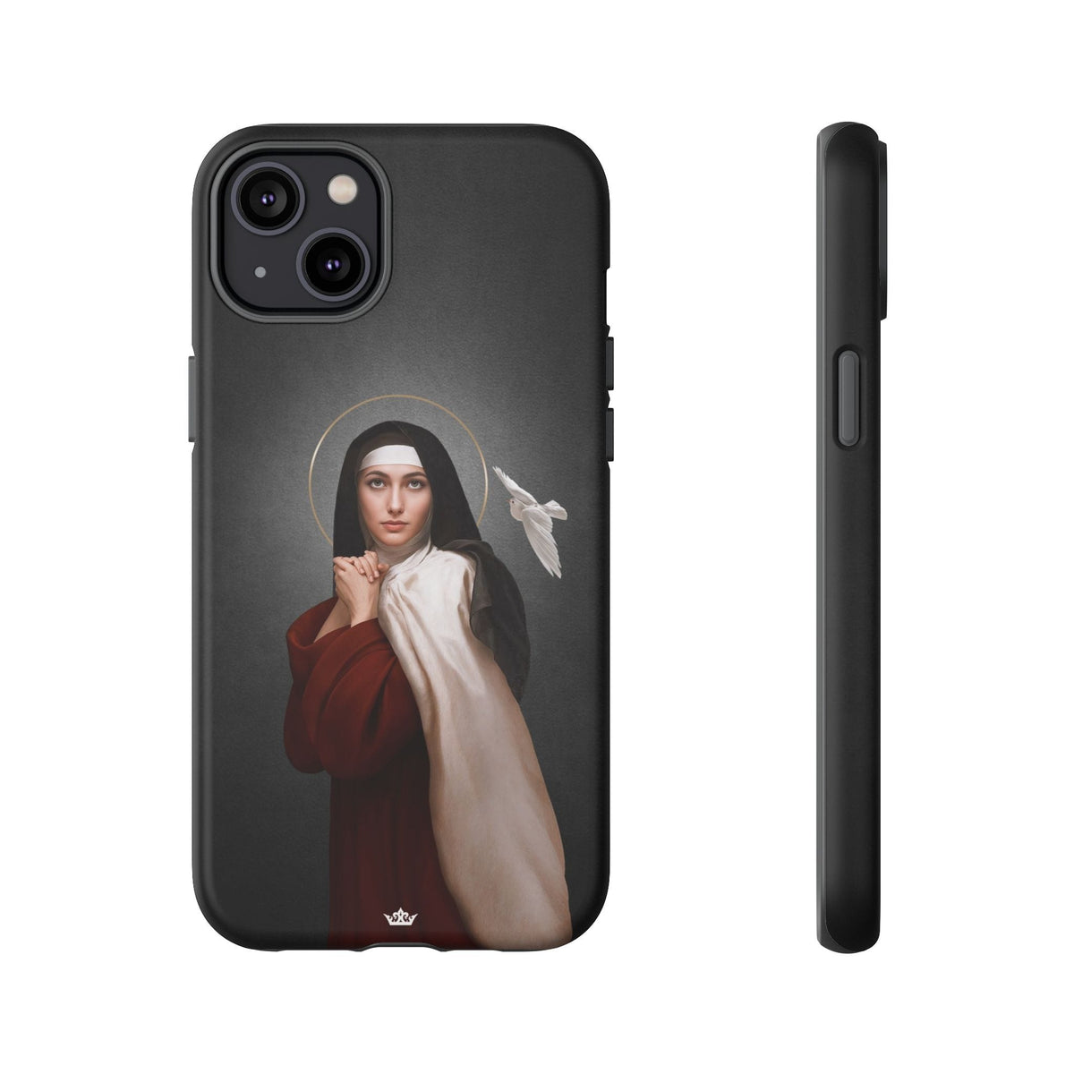 St. Teresa of Avila Hard Phone Case (Dark) Copyright VENXARA