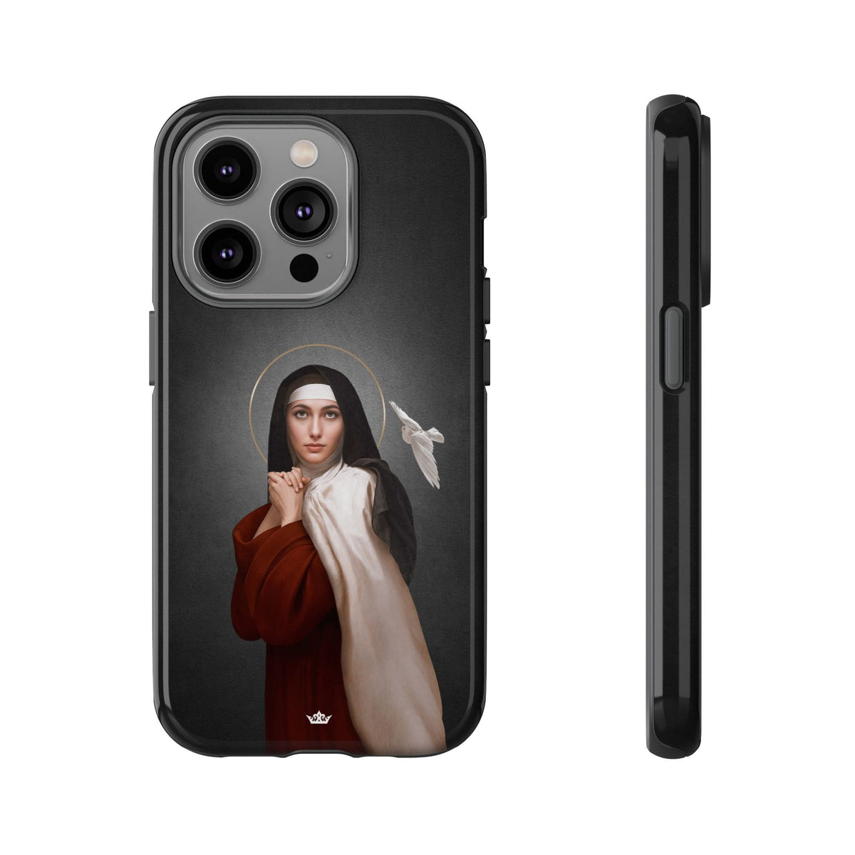 St. Teresa of Avila Hard Phone Case (Dark) Copyright VENXARA
