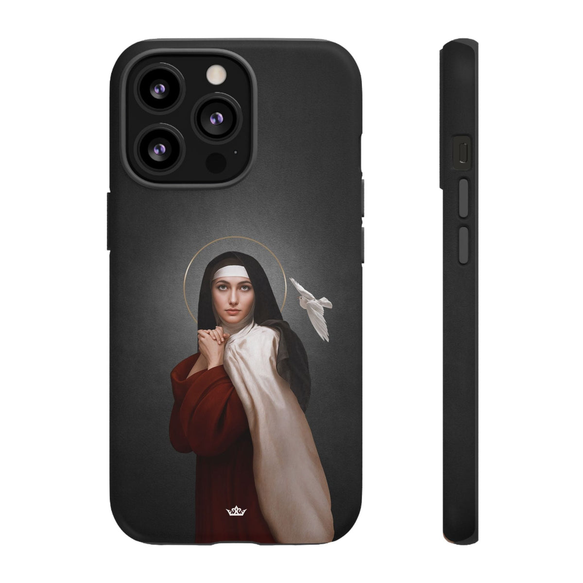 St. Teresa of Avila Hard Phone Case (Dark) Copyright VENXARA